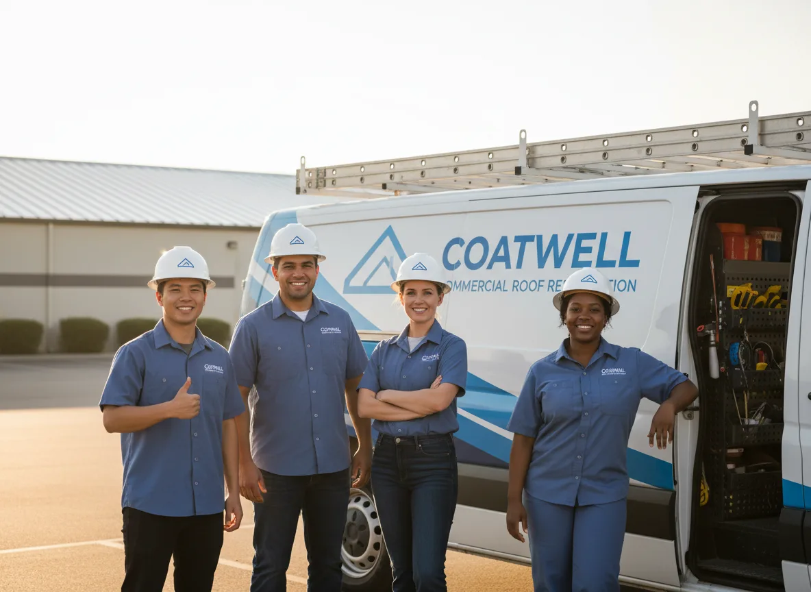 Commercial roof coating company in Brumley, MO
